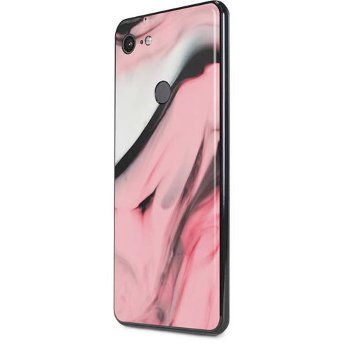 Pink Marble Ink Google Pixel 3 XL Skin